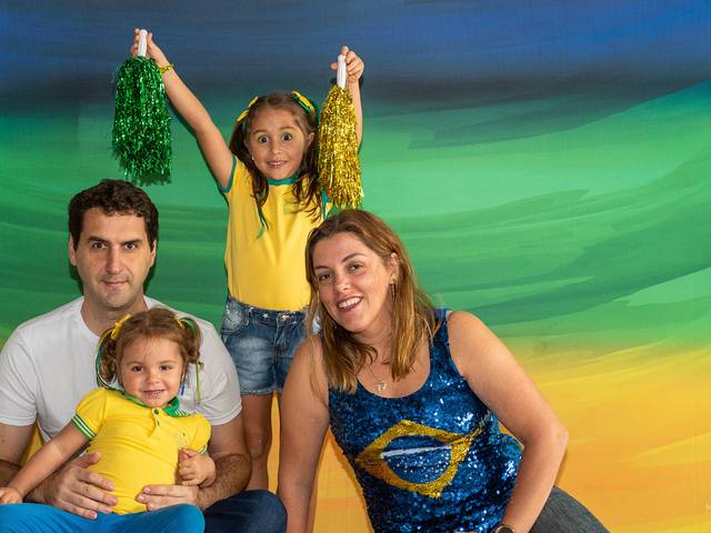 Ensaio Estúdio de Copa 2018 - Somos todos Brasil