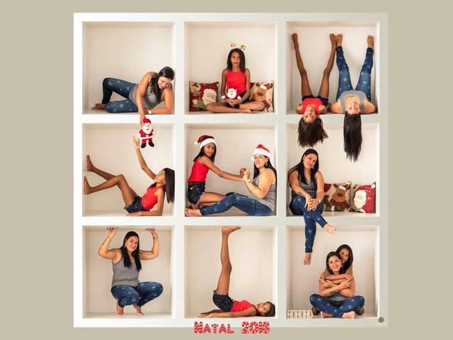 Natal 2018 - Natal no Cubo  de Aline e sua filha Nicolly