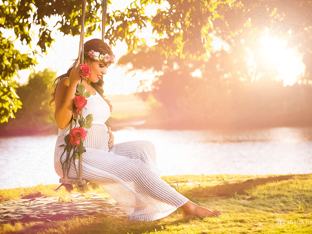 Gestante de Flaviane