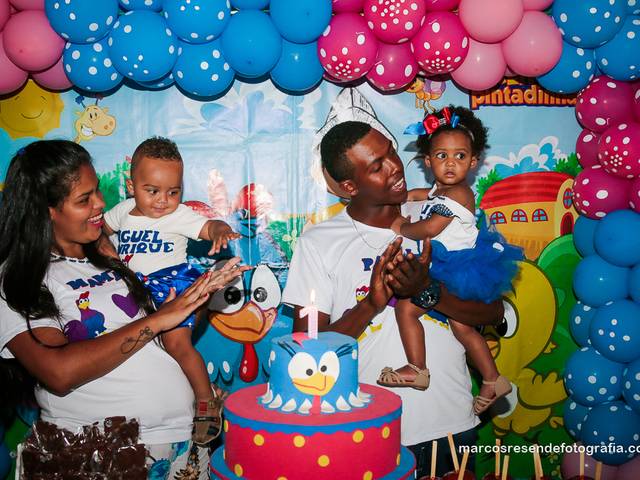 Aniversários de 1 Ano Maria Júlia e Miguel Henrique 