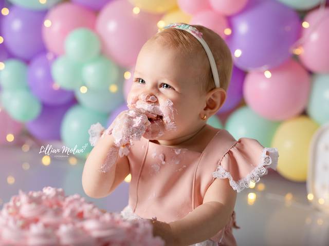Cake Smash de Laura - 1 aninho 