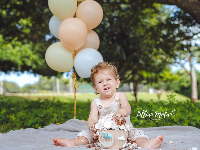 Cake Smash de Gael - 1 aninho 