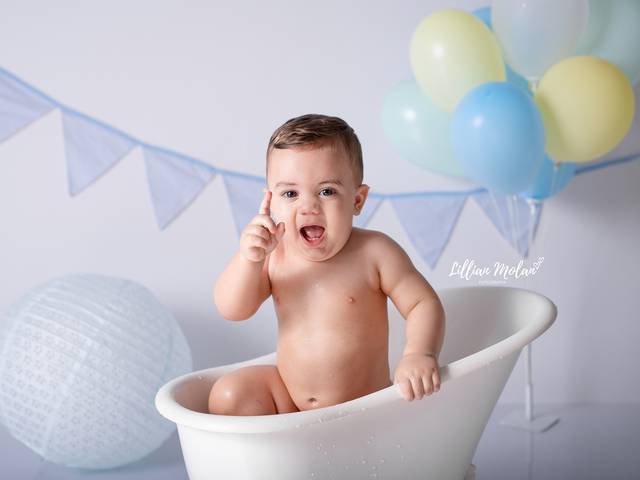 Cake Smash de Eduardo - 1 aninho 