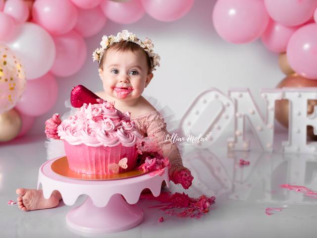 Cake Smash de Laura - 1 aninho 