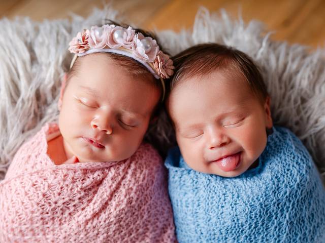 Newborn de Caio e Maria Clara 