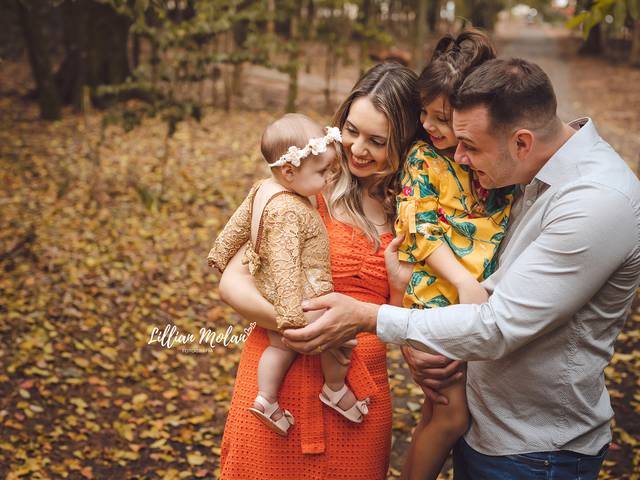 Família  de Sessão de Família - Helena - 6 meses