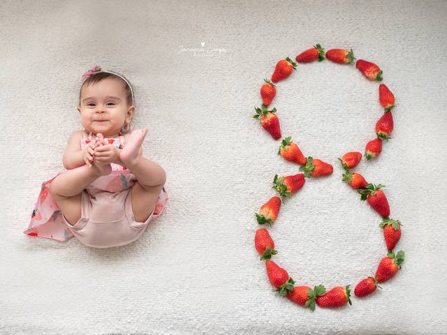 Acompanhamento do bebê de Soffia 8 meses