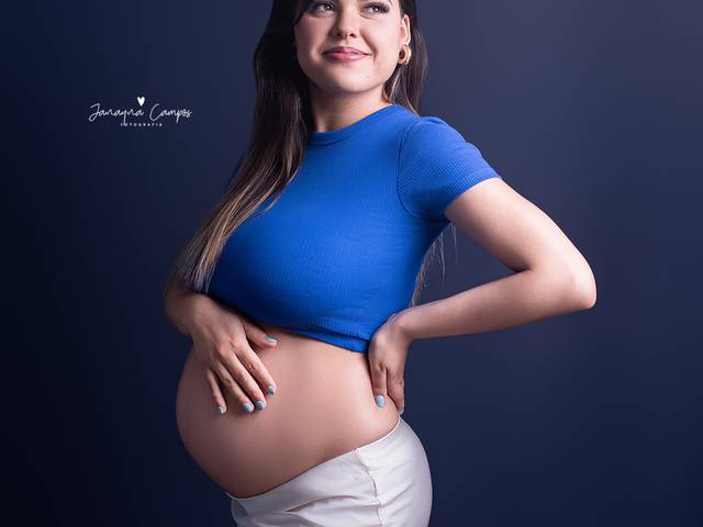 Gestante de Antony, a doce espera