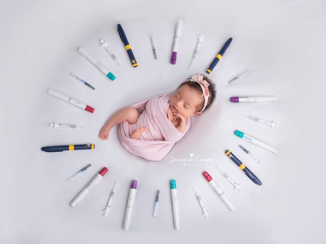 Newborn de Agnes 19 dias