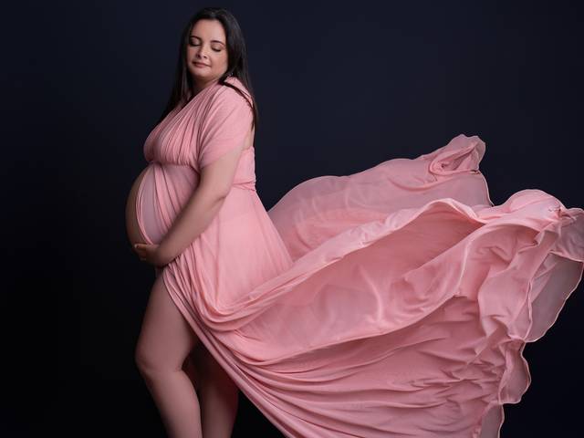 Gestante de Doce espera por Agnes