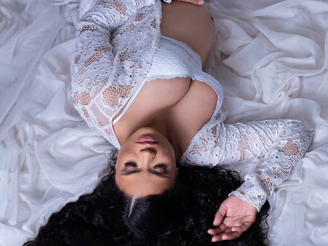 Gestante de Ensaio Gestante - À espera de Maria Luiza