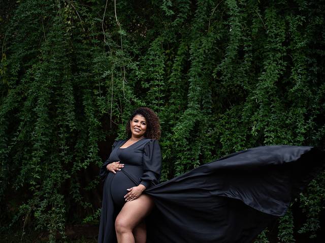 Gestante de Ensaio Gestante - À espera de Enzo