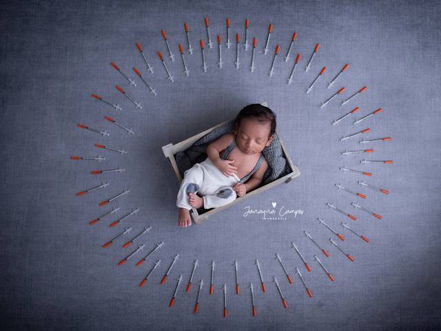 Acompanhamento do bebê de Ensaio Acompanhamento - Ravi 1 mês