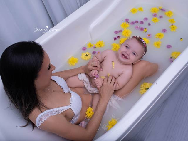 Infantil & Família de Fernanda & Cecília - Milk Bath mãe e filha