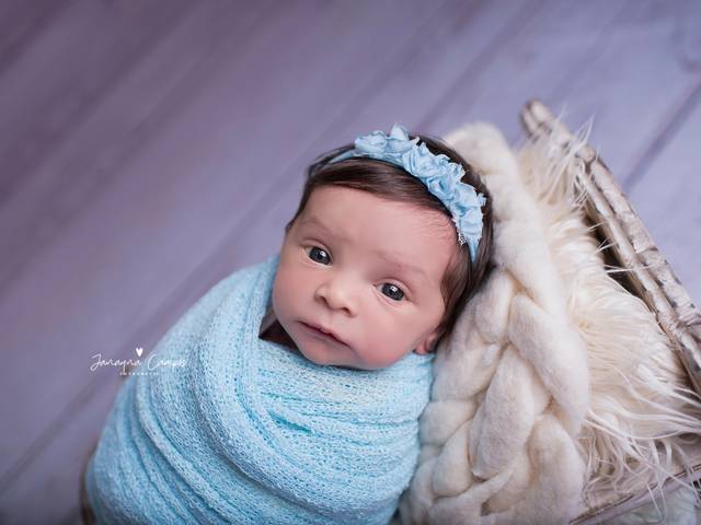 Newborn de Ensaio Newborn à Domicílio - Maria Luiza 11 dias 