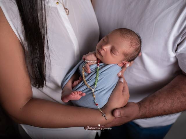 Newborn de Ensaio Newborn à domicílio - Rafael 7 dias