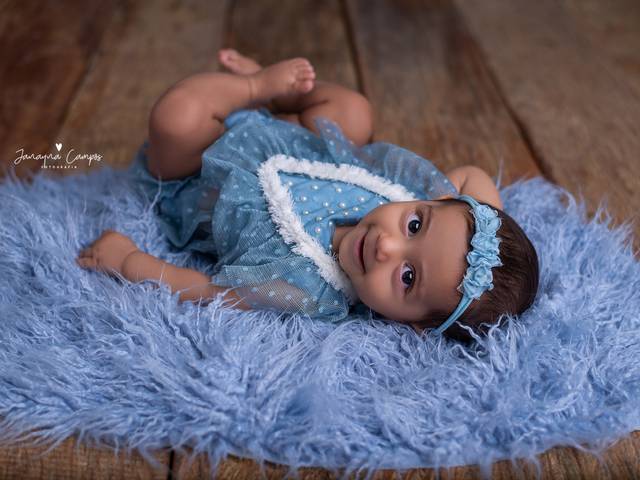 Acompanhamento do bebê de Ensaio Acompanhamento - Manuela 6 meses 