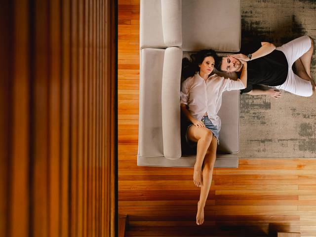 Ensaio de Casal de Paloma e Rodrigo