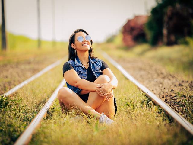 LifeStyle de Ensaio na Linha do Trem - Daiani