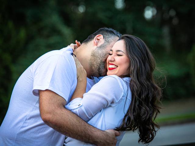 Ensaio casal de Emyle e Vinicius