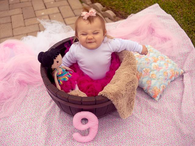 Acompanhamento de 9 meses da Sarah