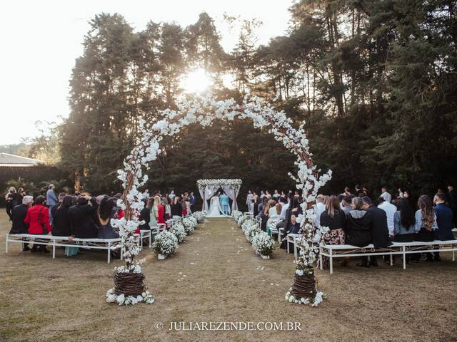 Tarde de Jade e Artur: Casamento Invernal na Serra da Cantareira, Celebração ao Ar Livre