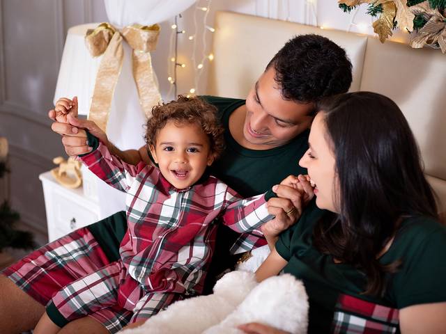 Família de Ensaio Natal 2025 