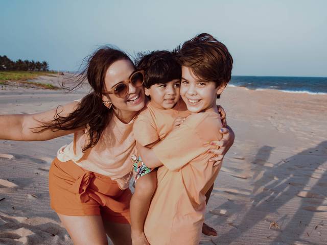 Família de Ensaio Fernanda+Joaquim+Bernardo