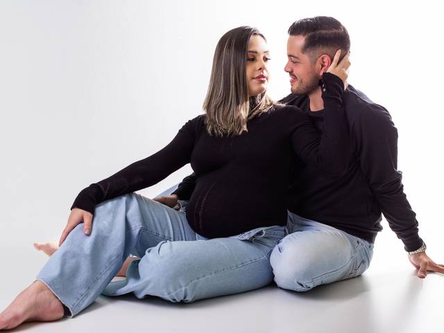Gestante de Aline e Rafael 