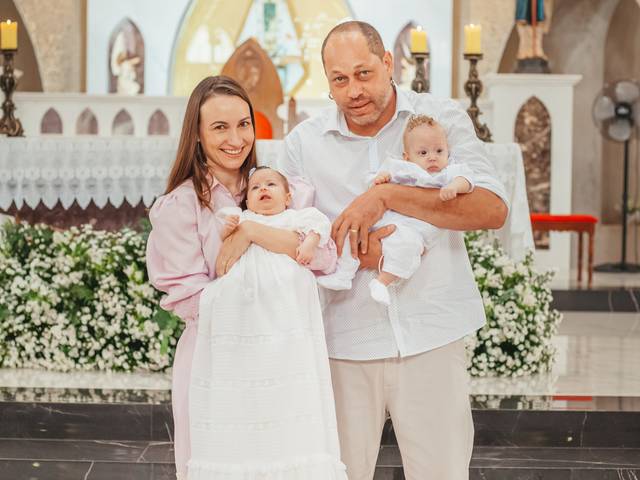 Todos de Batizado Maria Júlia e Miguel Henrique
