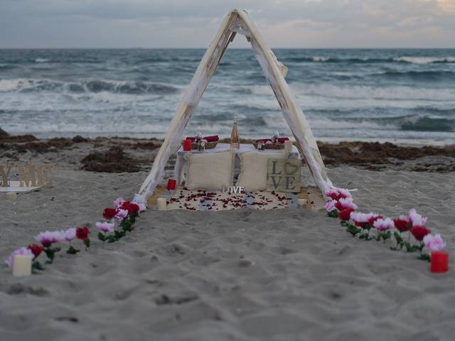 Ensaio de Familia de pedido de casamento