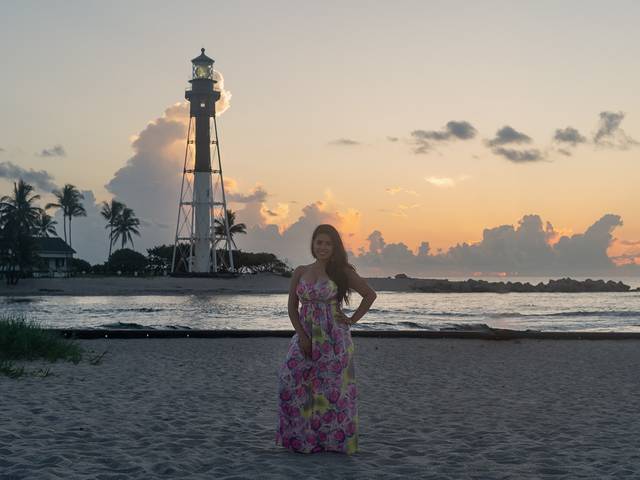 ensaio feminino de Ensaio feminino - lighthouse Pompano Beach