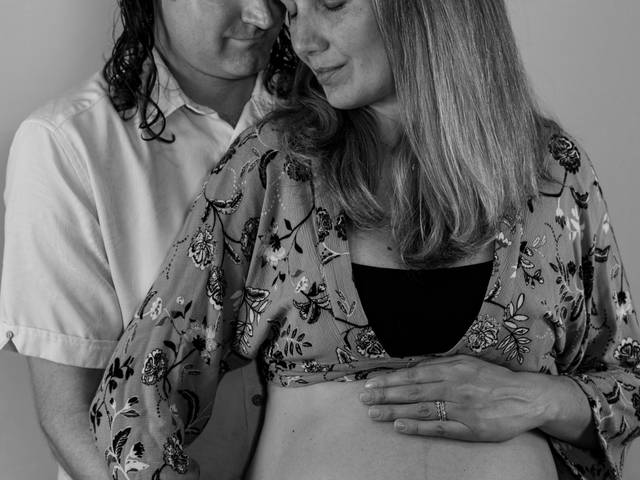 Gestante de Ensaio gestante em estúdio - Clara