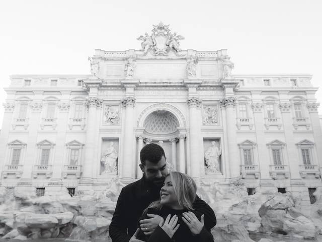 ROMA of Couple Photoshoot in Rome: Brenda and Gabriel | Pantheon, Trevi Fountain and Colosseum with a Cinematic & Romantic Style