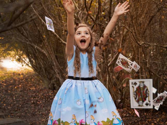 Ensaio de Bia no Pais das Maravilhas!