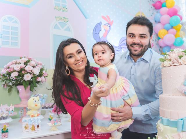 Aniversários de Ana Lívia - 1 Ano