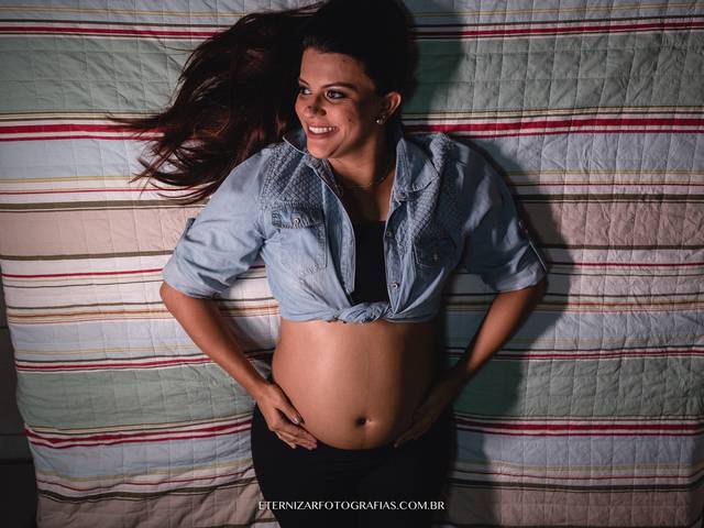 ENSAIO Gestante de A Espera de LUISA