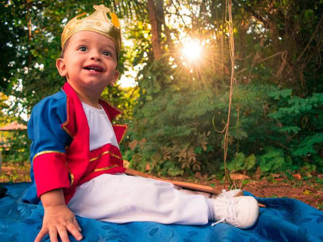 Ensaios de Ensaio Infantil Pequeno Príncipe João