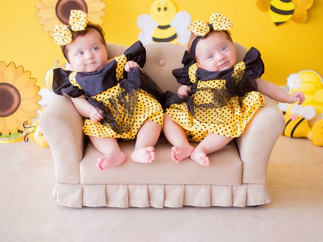 Acompanhamento Mensal de Heloísa & Helena - 5 meses