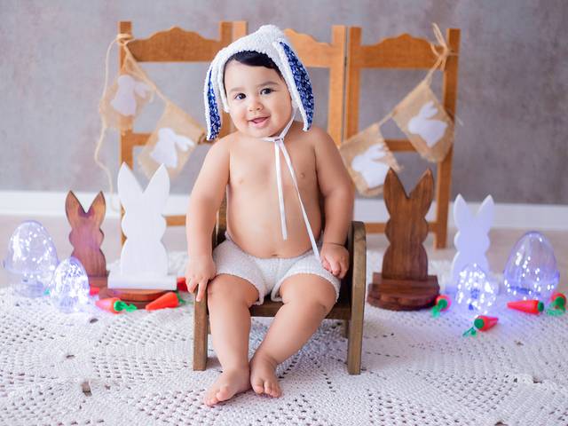 Páscoa 2023 de Bernardo - 11 meses