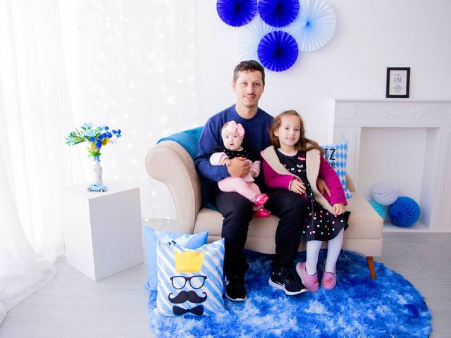 Dia dos Pais 2023 de Marcos; Manu e Maria Clara