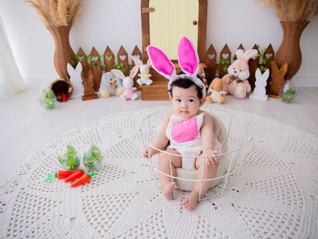 Páscoa 2024 de Isabella - 5 meses