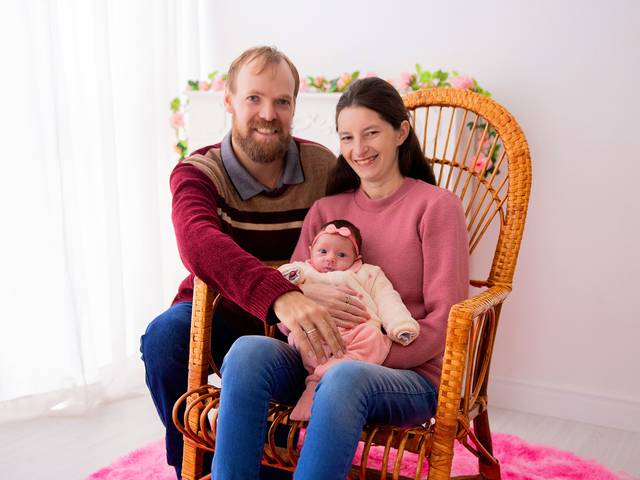 Família de Clarissa; papai & mamãe