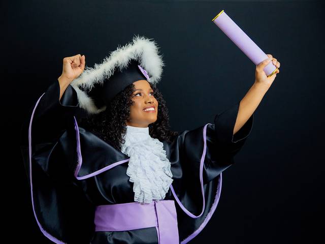 Formatura de Letícia - Pedagogia