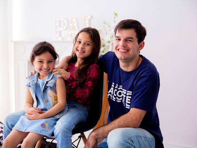 Dia dos Pais 2024 de Eduardo; Emily & Maria Alice