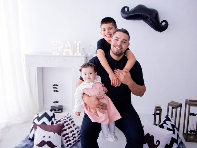 Dia dos Pais 2024 de Fernando; Isabella & Enzo