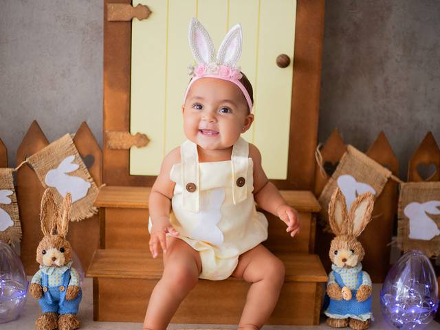 Páscoa 2025 de Heloísa - 8 meses