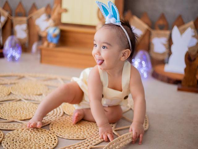 Páscoa 2025 de Kyan - 8 meses