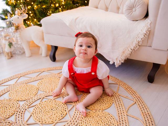 Natal 2025 de Isabella - 7 meses