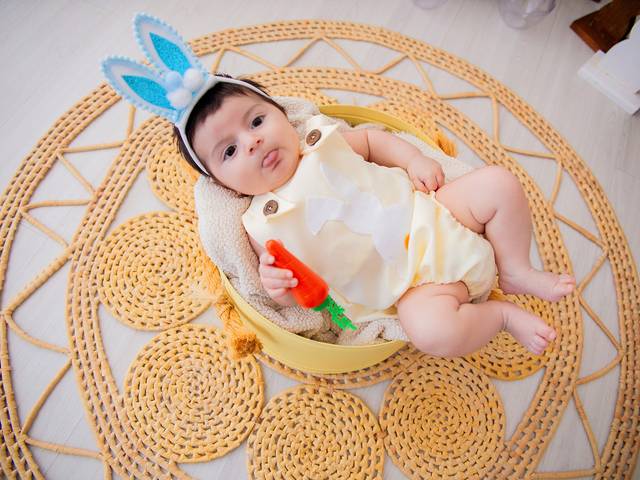 Páscoa 2026 de Benjamin - 2 meses